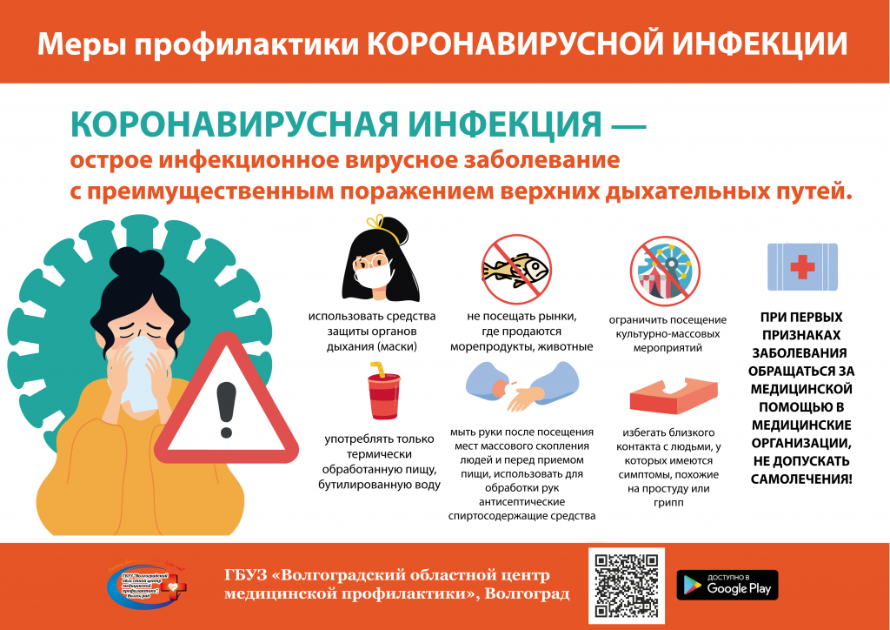 Меры профилактики коронавирусной инфекции