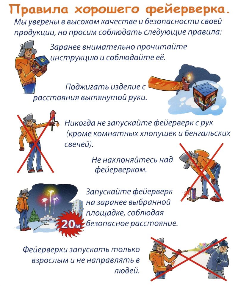 Правила хорошего фейерверка